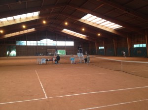 Indoor clay court