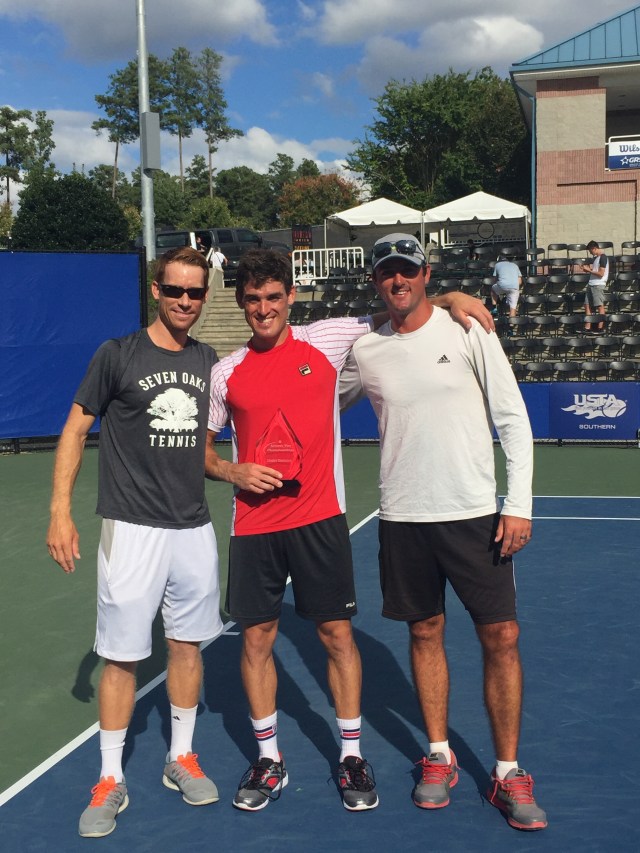 With my former Wolfpack teammates, William Noblitt and Christian Welte